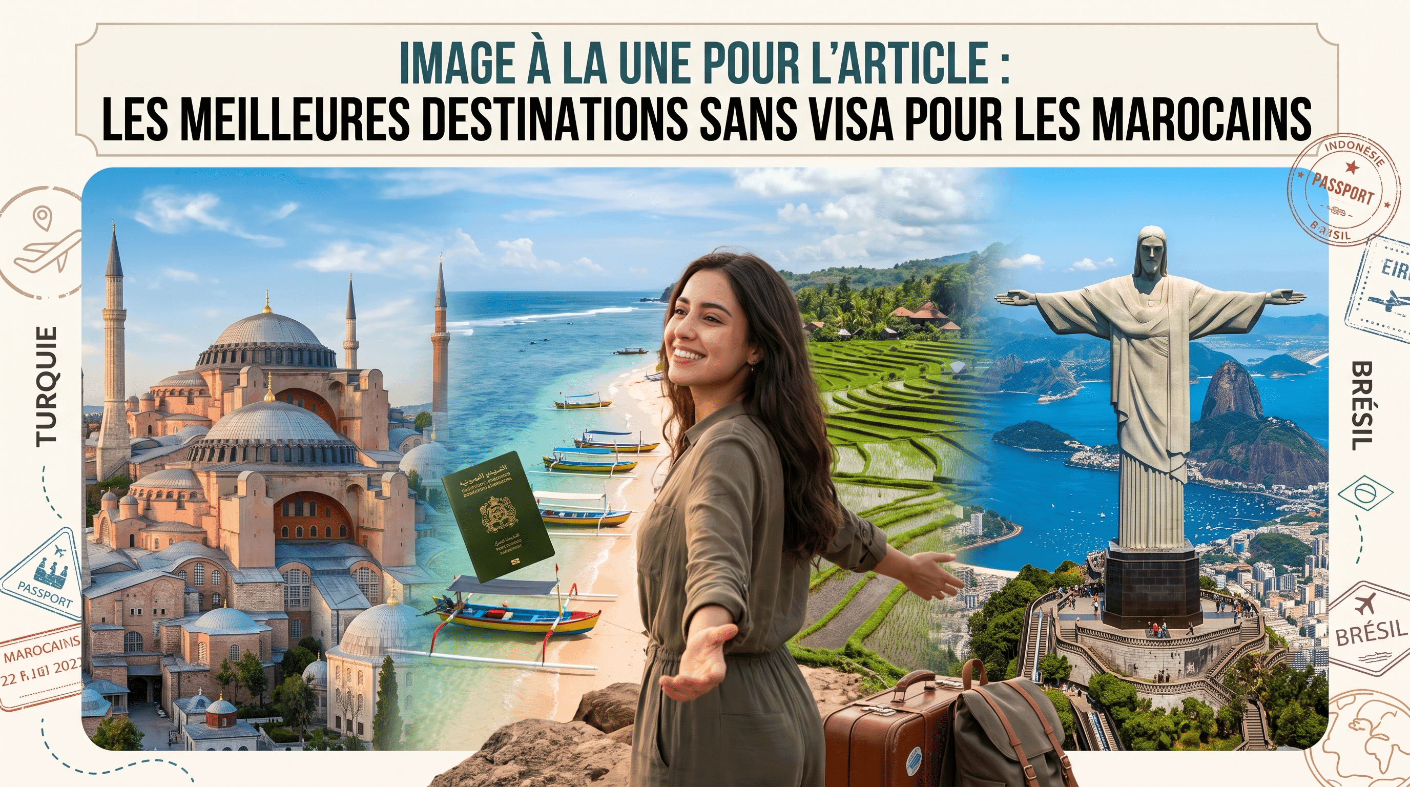 Les meilleures destinations sans visa pour les Marocains Les meilleures destinations sans visa pour les Marocains